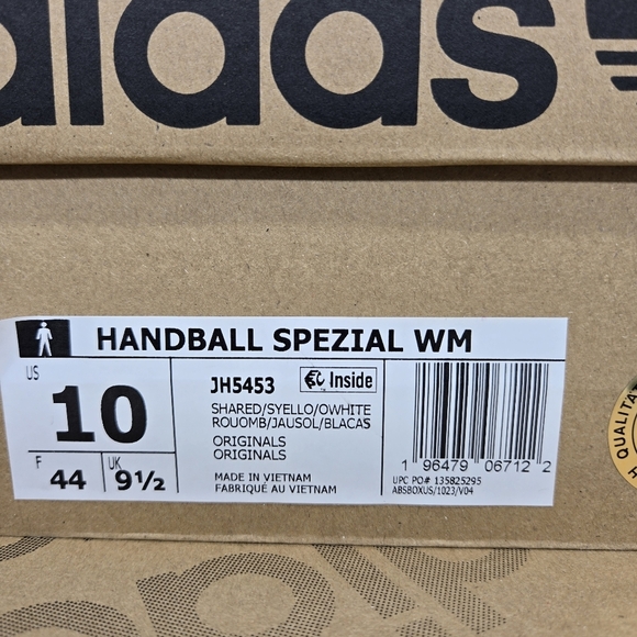adidas Handball Spezial Weltmeister JH5453 Shadow Red Solar Yellow Shoes Size 10 main image 8